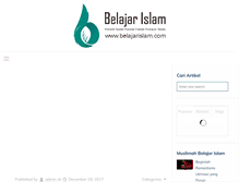 Tablet Screenshot of belajarislam.com